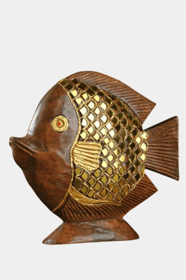 Fish Wood Sculpture