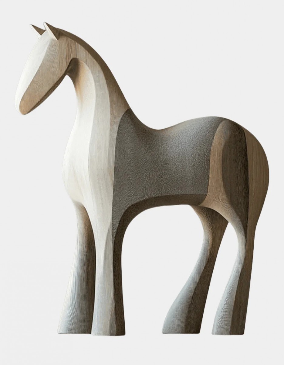 Horse Wood Sculpture Horse Wood Sculpture